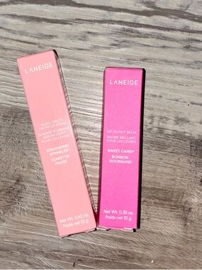 LANEIGE Glaze Craze Tinted Serum strawberry Sprinkles&Lip Glowy Balm Sweet Candy